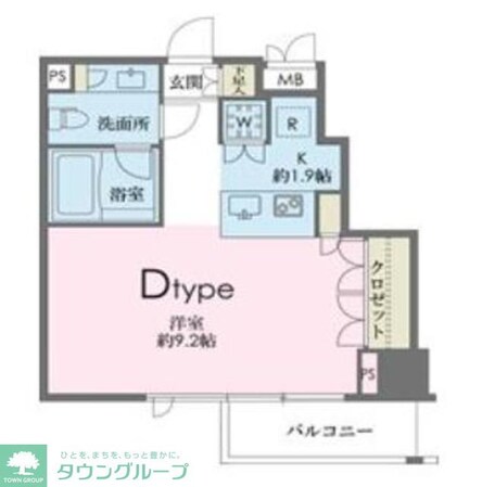 ドゥーエ南麻布の物件間取画像